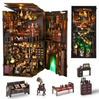 2Kids Toys 3D skládačka Zarážka na knihy Miniatura domečku Dům kouzel