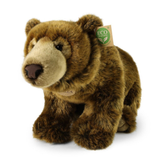 Rappa Plyšový mědvěd hnědý 47 cm ECO-FRIENDLY