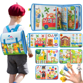2Kids Toys Senzorická busy kniha Batoh