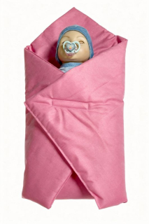 SDS Rychlozavinovačka pro panenky Růžová Bavlna, výplň: Polyester, 1x 60x60 cm
