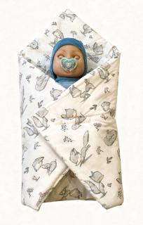 SDS Rychlozavinovačka pro panenky Lištičky Bavlna, výplň: Polyester, 1x 60x60 cm