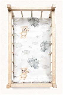SDS Matrace do postýlky pro panenky Medvídek balónky, Bavlna, výplň: Polyester, 50x28 cm