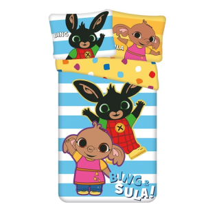 JERRY FABRICS Povlečení Králíček Bing Sula Bavlna, 140/200, 70/90 cm