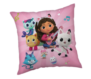 JERRY FABRICS Polštářek Gábinin kouzelný domek Polyester, 40/40 cm