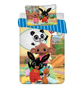 JERRY FABRICS Povlečení do postýlky Králíček Bing Tower baby  Bavlna, 100/135, 40/60 cm