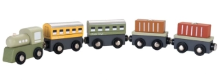 2Kids Toys Dřevěný vláček 2 v 1