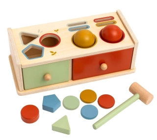 2Kids Toys Zatloukačka a vkládačka Šuplíčky