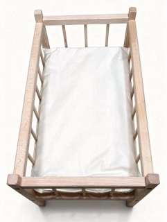 SDS Matrace do postýlky pro panenky Smetanová,  Bavlna, výplň: Polyester, 50x28 cm