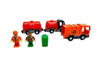 2Kids Toys Sada popelářských vozidel s figurkami