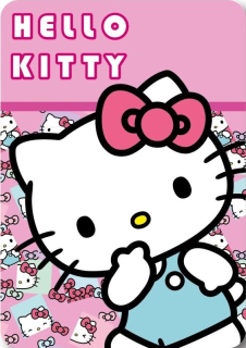 FARO Fleece deka Hello Kitty Polyester, 100x140 cm