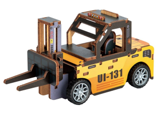 2Kids Toys 3D dřevěná skládačka Vysokozdvižný vozík