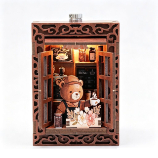 2Kids Toys 3D dřevěná skládačka Magnet Medvídkova kavárna
