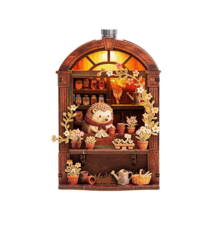 2Kids Toys 3D dřevěná skládačka Magnet Ježkovo květinářství