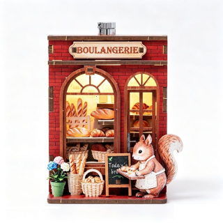 2Kids Toys 3D dřevěná skládačka Magnet Veverčina pekárna