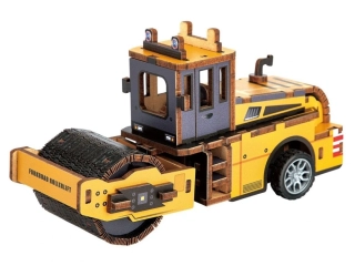 2Kids Toys 3D dřevěná skládačka Silniční válec