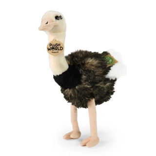 Rappa Plyšový pštros 33 cm ECO-FRIENDLY PLUSH WORLD