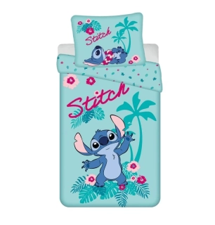 JERRY FABRICS Povlečení Lilo and Stitch Hawaii Bavlna, 140/200, 70/90 cm
