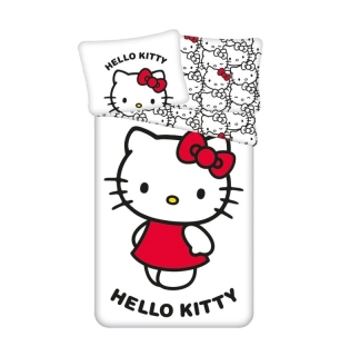 JERRY FABRICS Povlečení Hello Kitty Bavlna, 140/200, 70/90 cm