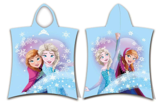 JERRY FABRICS Pončo Ledové Království Winter Fun Bavlna - Froté, 50/115 cm