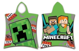 JERRY FABRICS Pončo Minecraft TNT  Bavlna - Froté, 50/115 cm