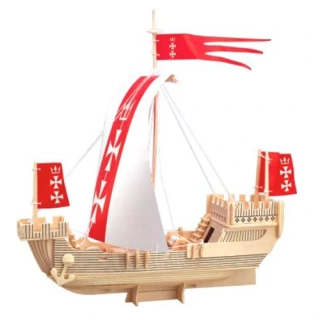 Woodcraft Dřevěné 3D puzzle Loď Koga