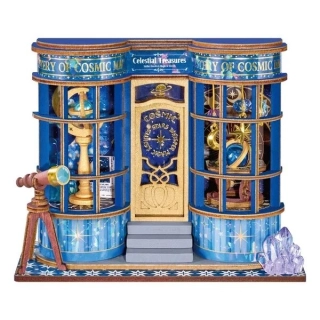 RoboTime 3D skládačka Miniatura domečku Kouzelný astronomický obchod