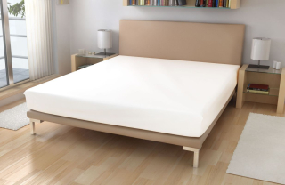 Polášek Jersey prostěradlo Bavlna 150g/m2, 140/200 Bílá cm