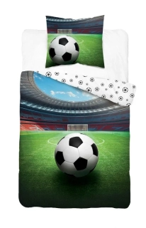 DETEXPOL Povlečení Fotbal stadion II  Bavlna, 140/200, 70/80 cm