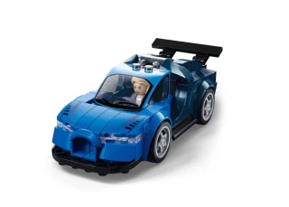 Sluban Metropolis M38-B1505C Závodní auto modré