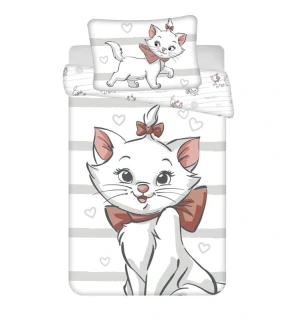 JERRY FABRICS Povlečení do postýlky Kočička Marie Bow baby  Bavlna, 100/135, 40/60 cm