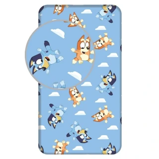 JERRY FABRICS Prostěradlo Bluey 004 Bavlna, 90/200 cm