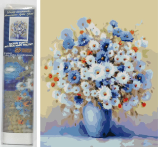 Norimpex Diamantové malování Luční kytice 30x40cm